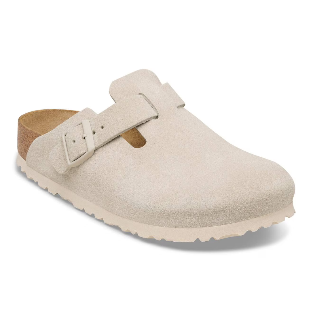 Birkenstock Boston Suede Leather - Oyster - Walk by Streetart
