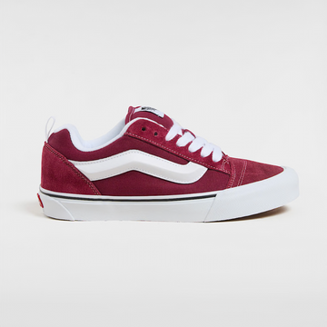 Vans Knu Skool - Bordeaux / White - Walk by Streetart