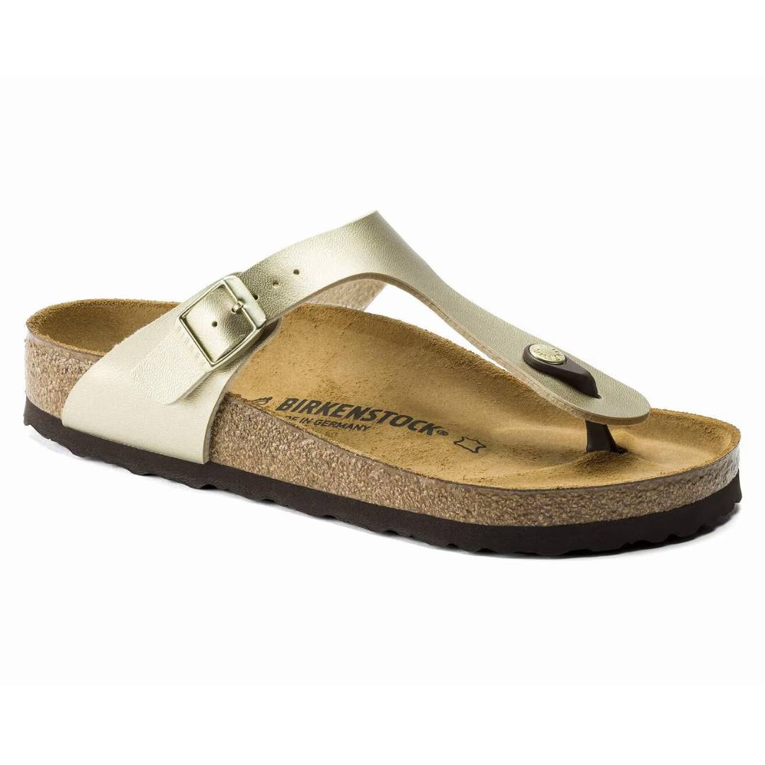 Birkenstock Gizeh Birkoflor - Gold - Walk by Streetart