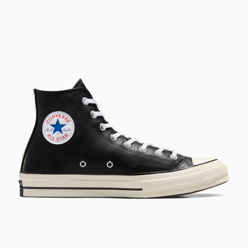 Converse Chuck 70 Hi Leather - Black / White / Egret - Walk by Streetart