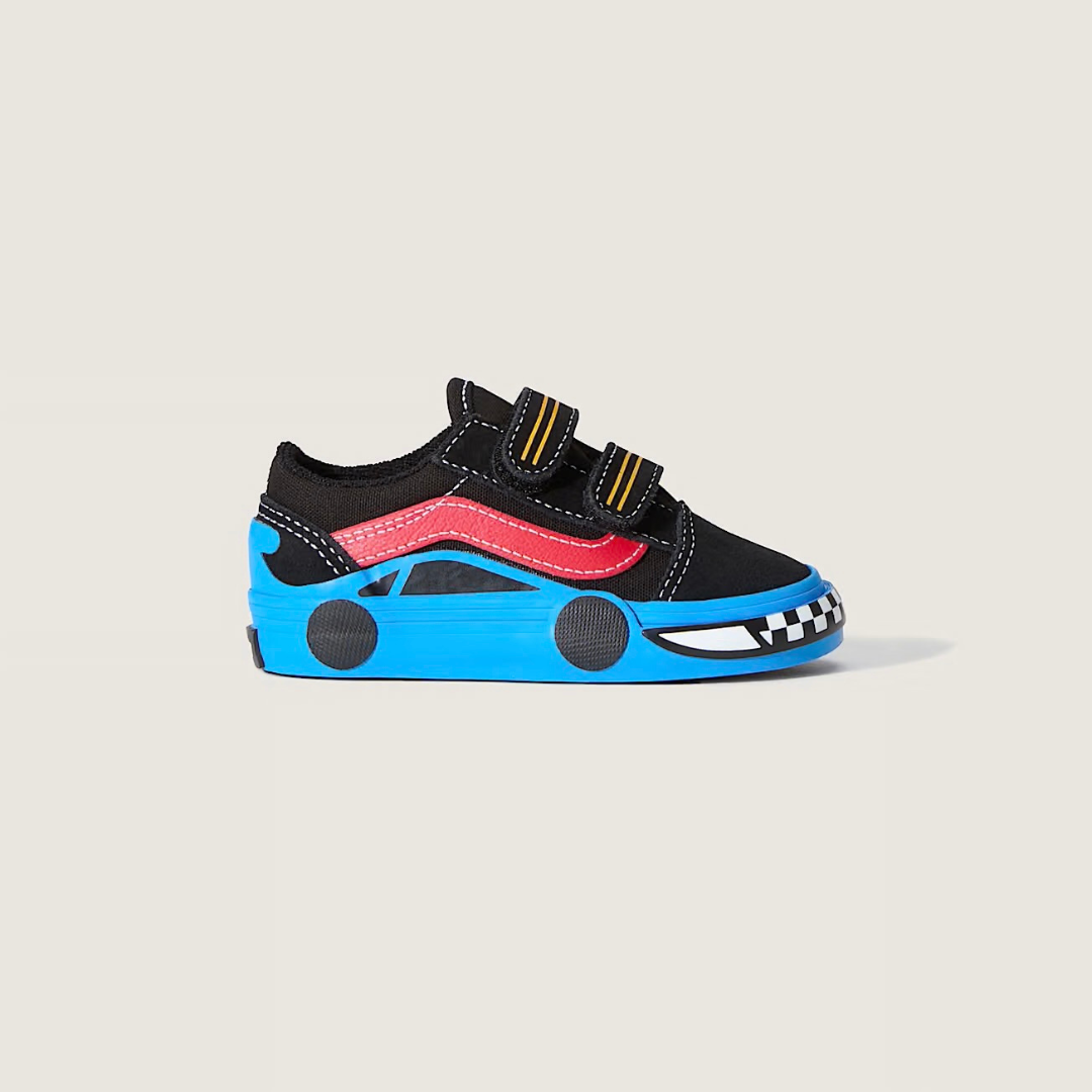 Vans Kids Old Skool V Car - Black / Blue - Walk by Streetart