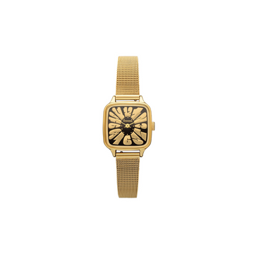 Komono Montre The Kate Flower - Royale Gold Black - Walk by Streetart