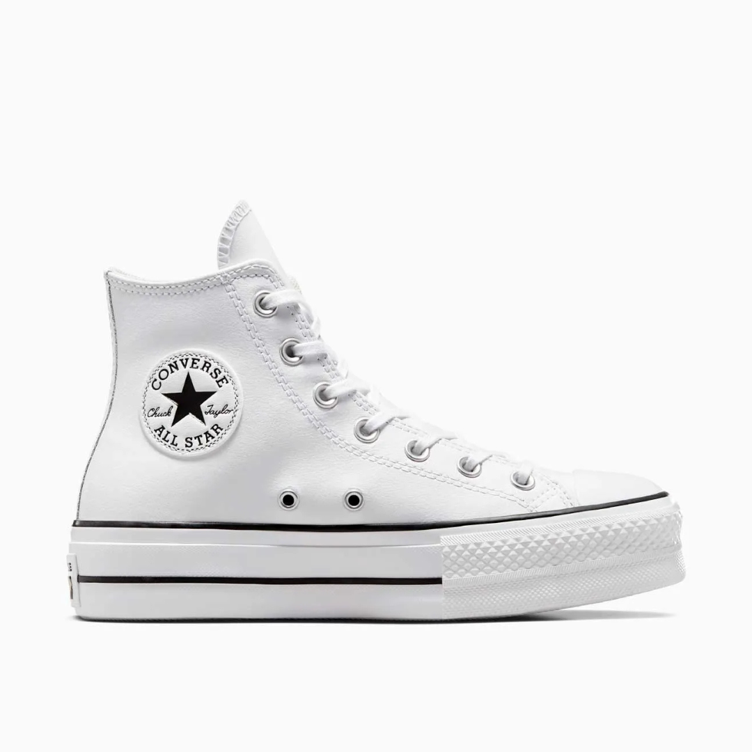 Converse Ctas Lift Clean Hi - White / Black / White - Walk by Streetart