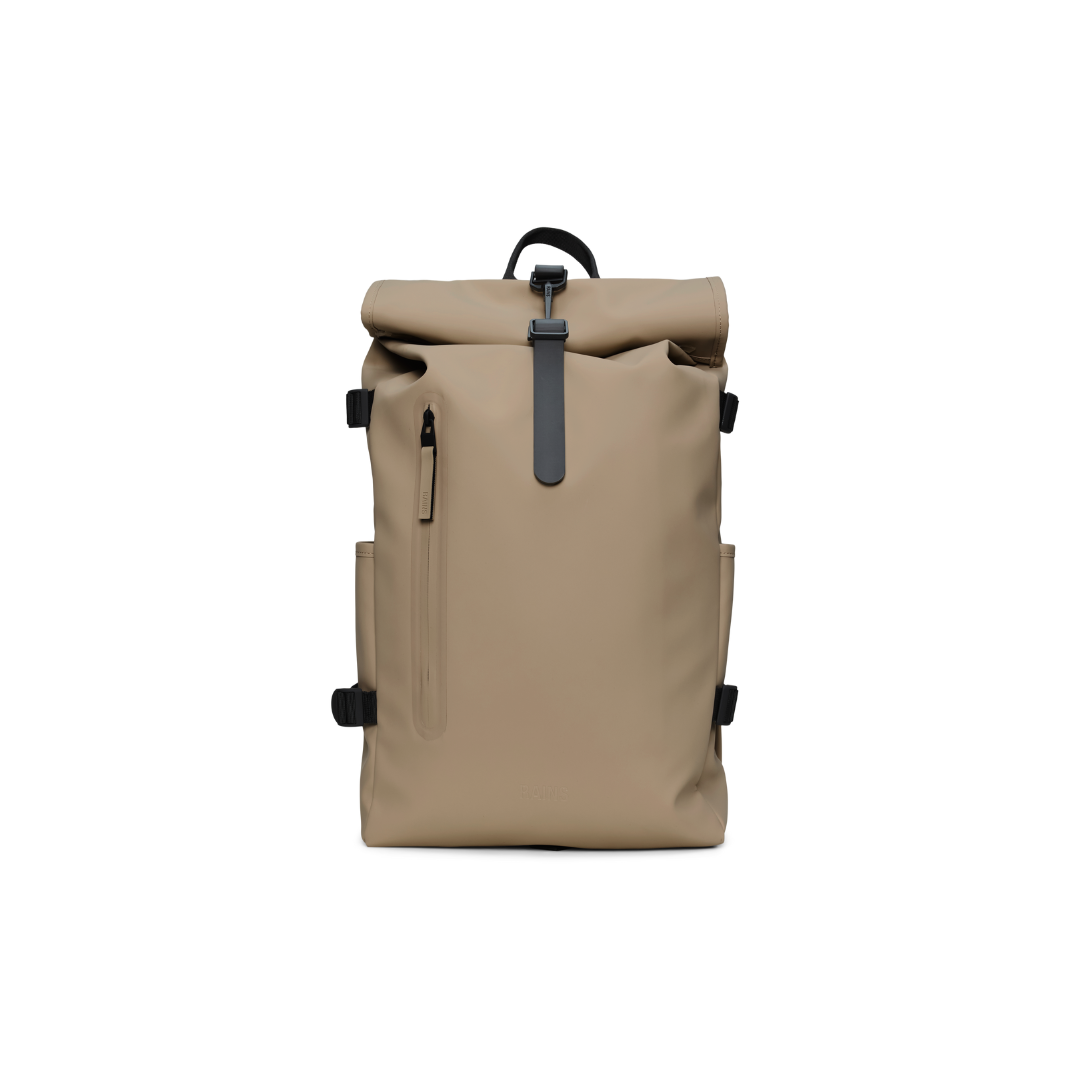 Rains Rolltop Rucksack Large - Beige