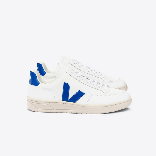 Veja V-12 Leather - Extra White Paros - Walk by Streetart