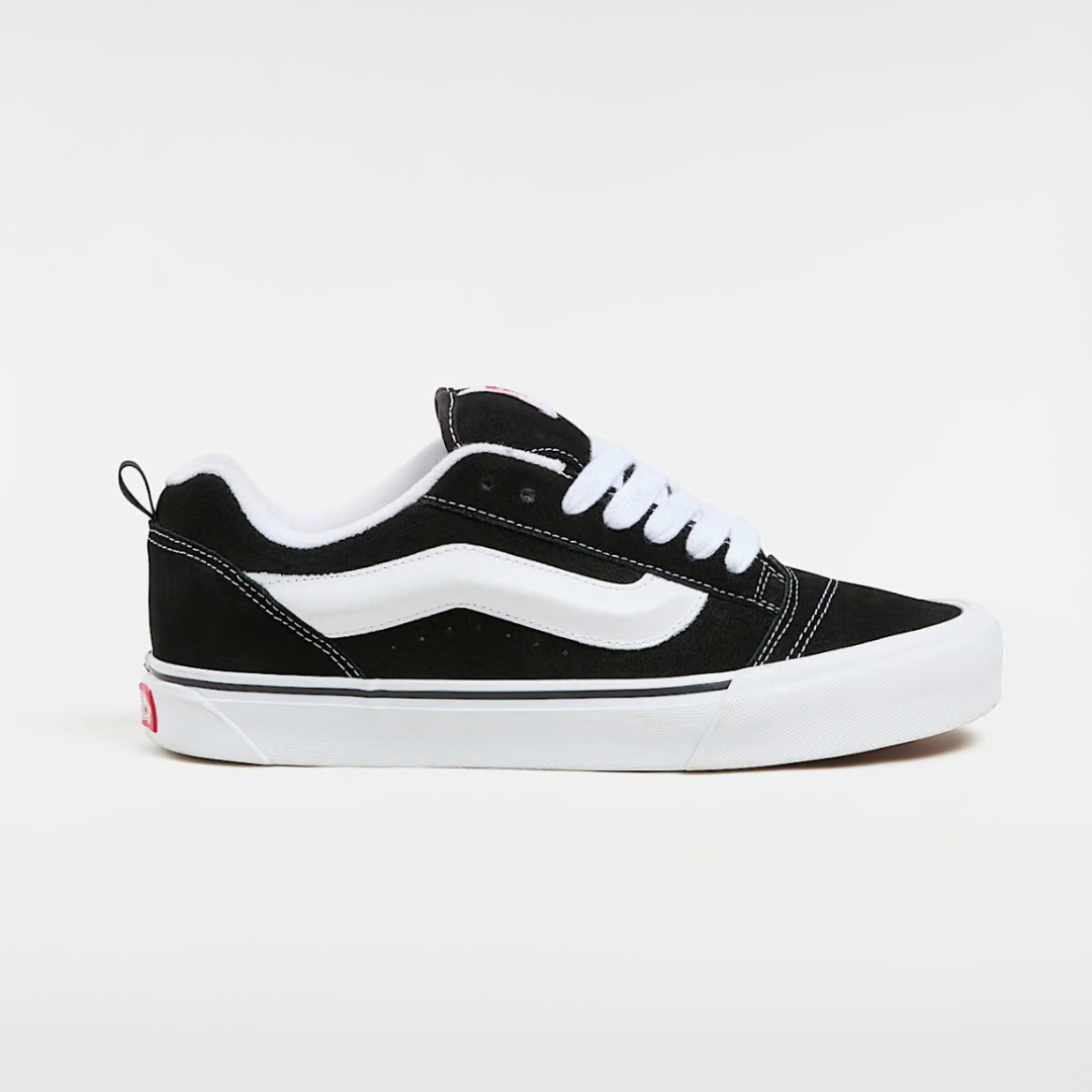 Vans Knu Skool - Black / True White - Walk by Streetart