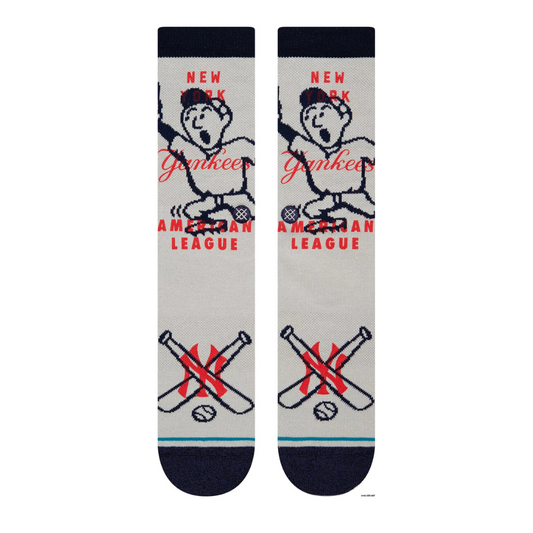 Stance Yankees Hey Batter - Grey