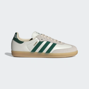 Adidas Samba Og - Cloud White / Collegiate Green / Gum - Walk by Streetart