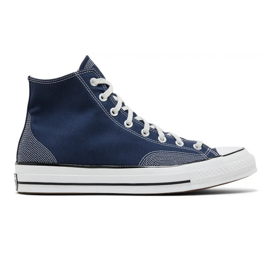 Converse Chuck 70 Hi Multi-Stitch Cotton -  Navy  / Fossilized