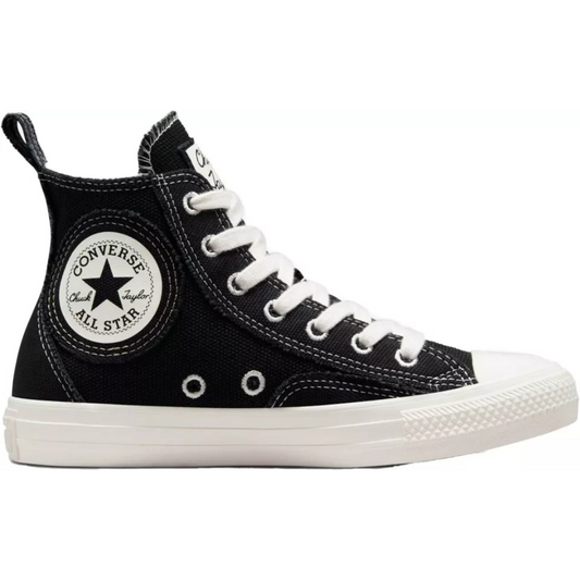 Converse Ctas Hi -  Black / Black / Egret - Walk by Streetart