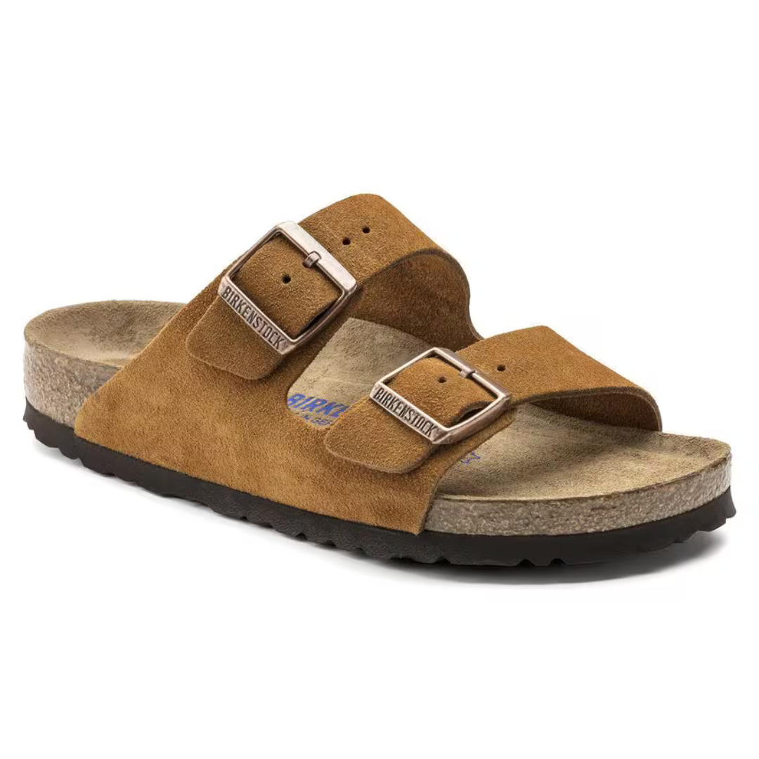 Birkenstock Arizona Suede Leather - Mink - Walk by Streetart
