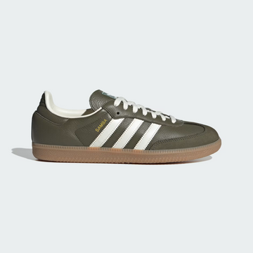Adidas Samba - Medium Dark Khaki / Off White / Gum