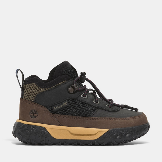 Timberland Kids Greenstride Motion 6 Mid - Black Nubuck / Brown