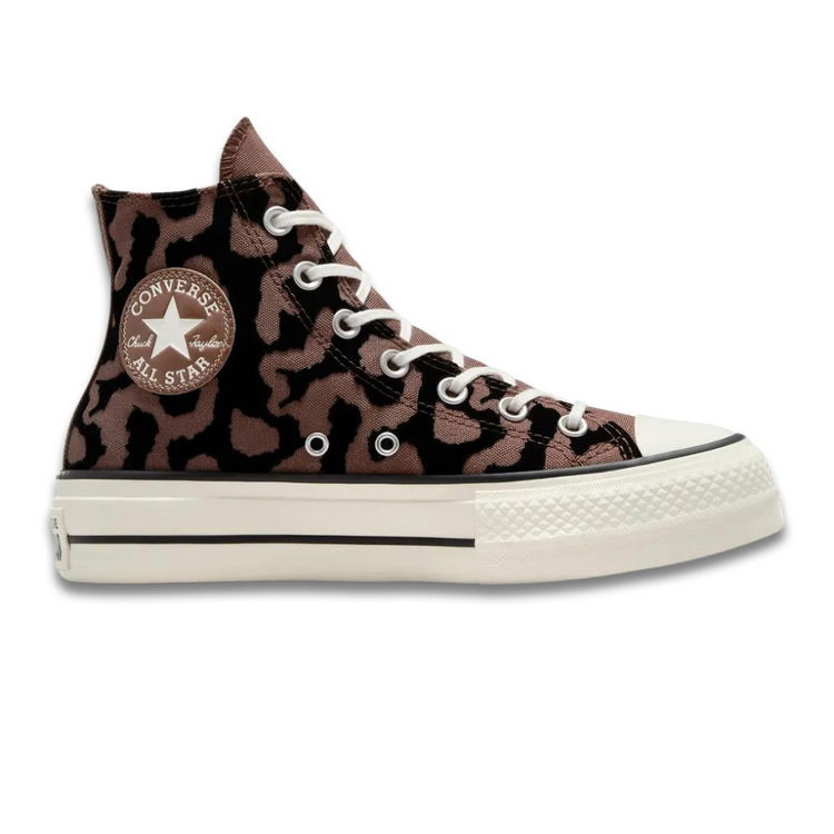 Converse Ctas Lift Hi Leopard Remix - Bear Nap / Black / Egret - Walk by Streetart