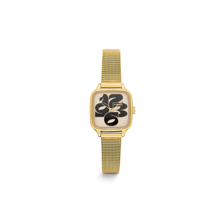 Komono Montre Royale Cameo - Gold Noir - Walk by Streetart