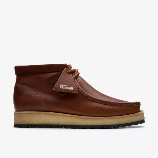 Clarks Wallabee Scoot Og - Dark Tan Lea
