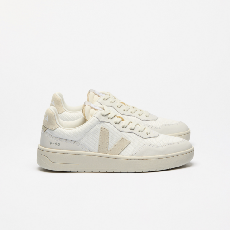 Veja V-90 B Mesh - White / Pierre - Walk by Streetart