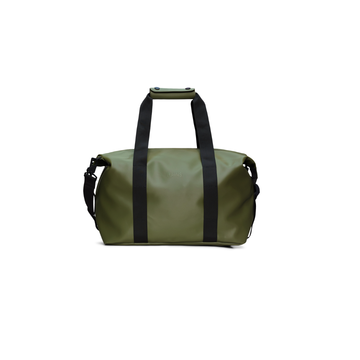 Rains Hilo Weekend Bag Small - Green Satin