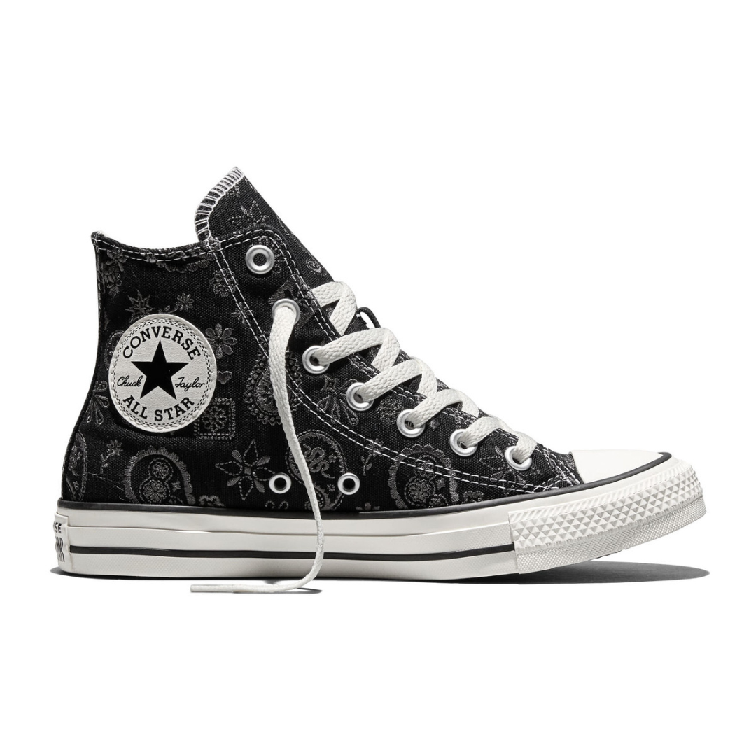 Converse Ctas Hi Paisley Pop - Black / Dark Matter - Walk by Streetart