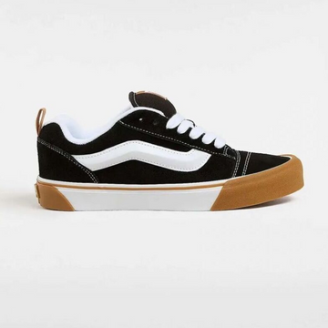 Vans Knu Skool - Black / True White / Gum - Walk by Streetart