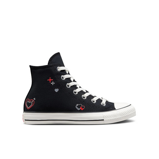 Converse Chuck Taylor All Star Hi - Black / Vintage White / Fever