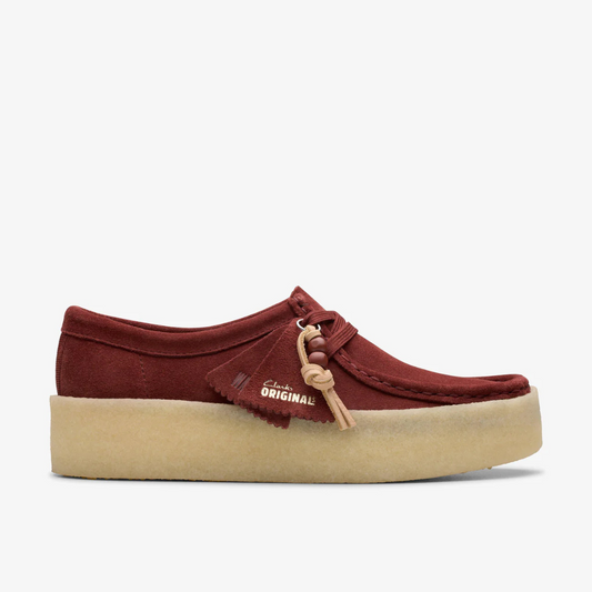 Clarks Wallabee Cup - Deep Red Suede