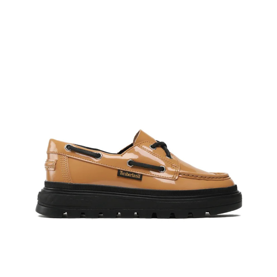 Timberland Ray City Boat Shoe - Wheat Patent Leather - Walk by Streetart