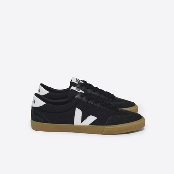 Veja Volley Canvas - Black / White / Natural - Walk by Streetart