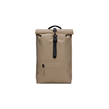 Rains Rolltop Rucksack - Beige - Walk by Streetart