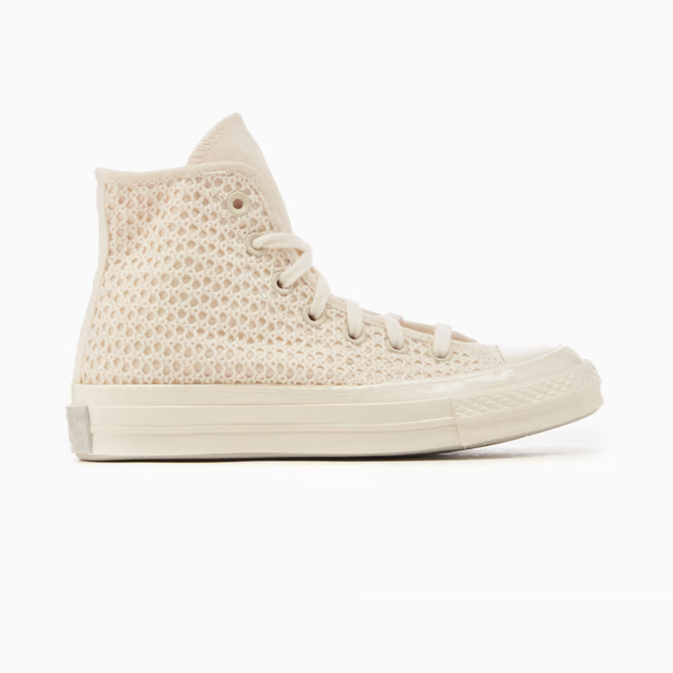 Converse Chuck 70 Hi Knit -  Egret / Lilac Daze / Egret - Walk by Streetart