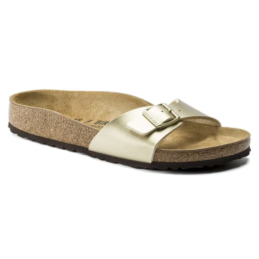 Birkenstock Madrid Birko-Flor - Gold - Walk by Streetart