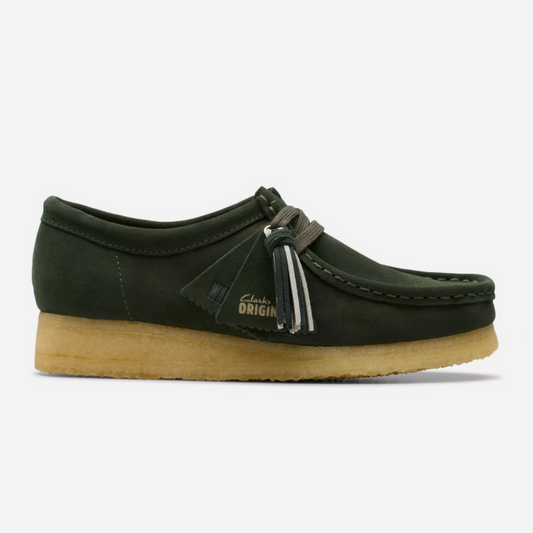 Clarks Wallabee - Forest Green Suede