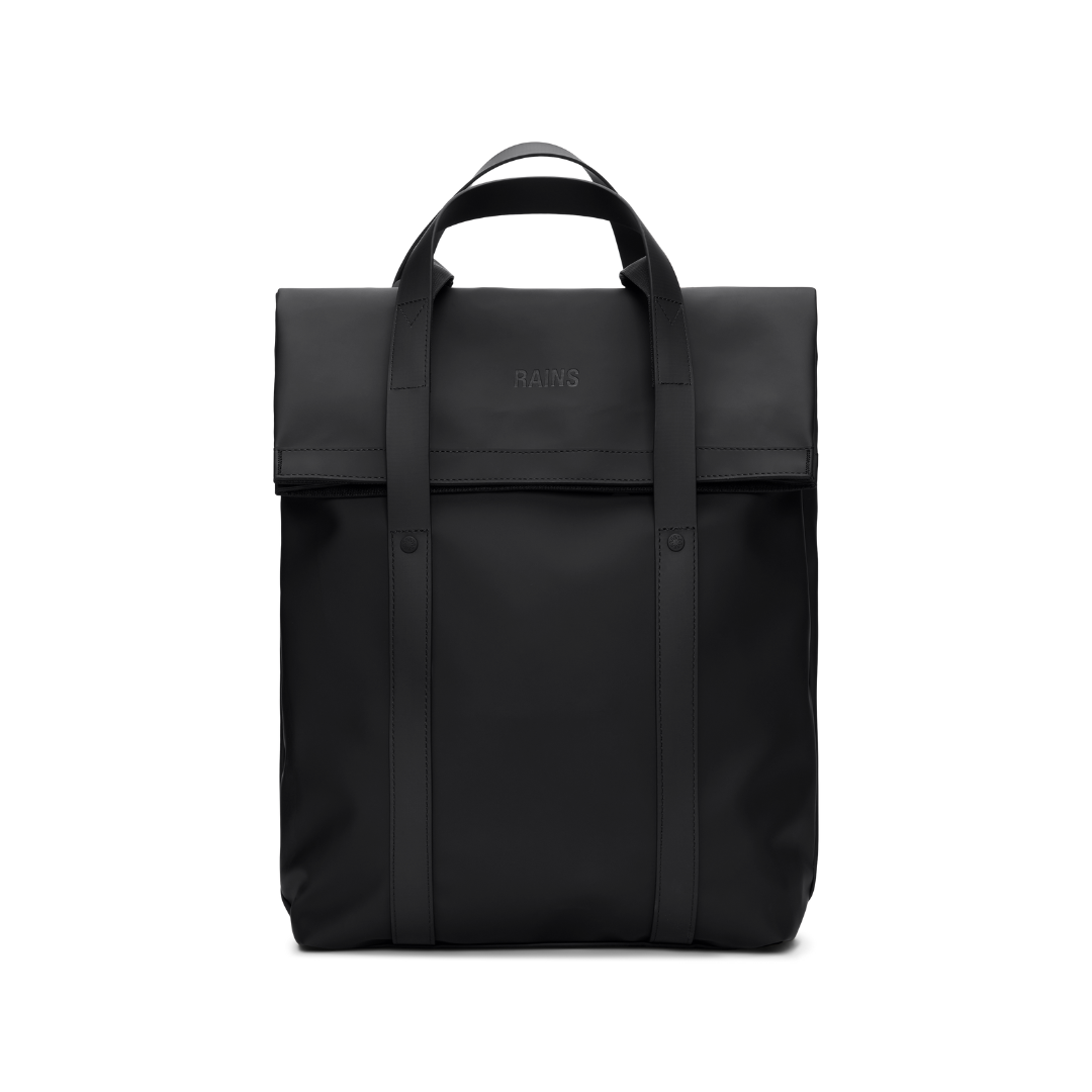 Rains 2 Way Tote Backpack - Black - Walk by Streetart