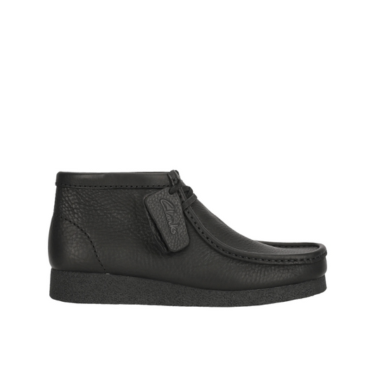 Clarks Wallabee Evo Boots - Black Leather