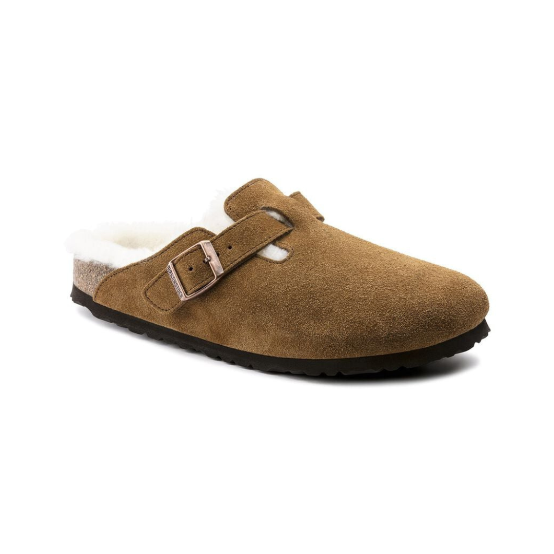 Birkenstock Boston Shearling - Mink - Walk by Streetart