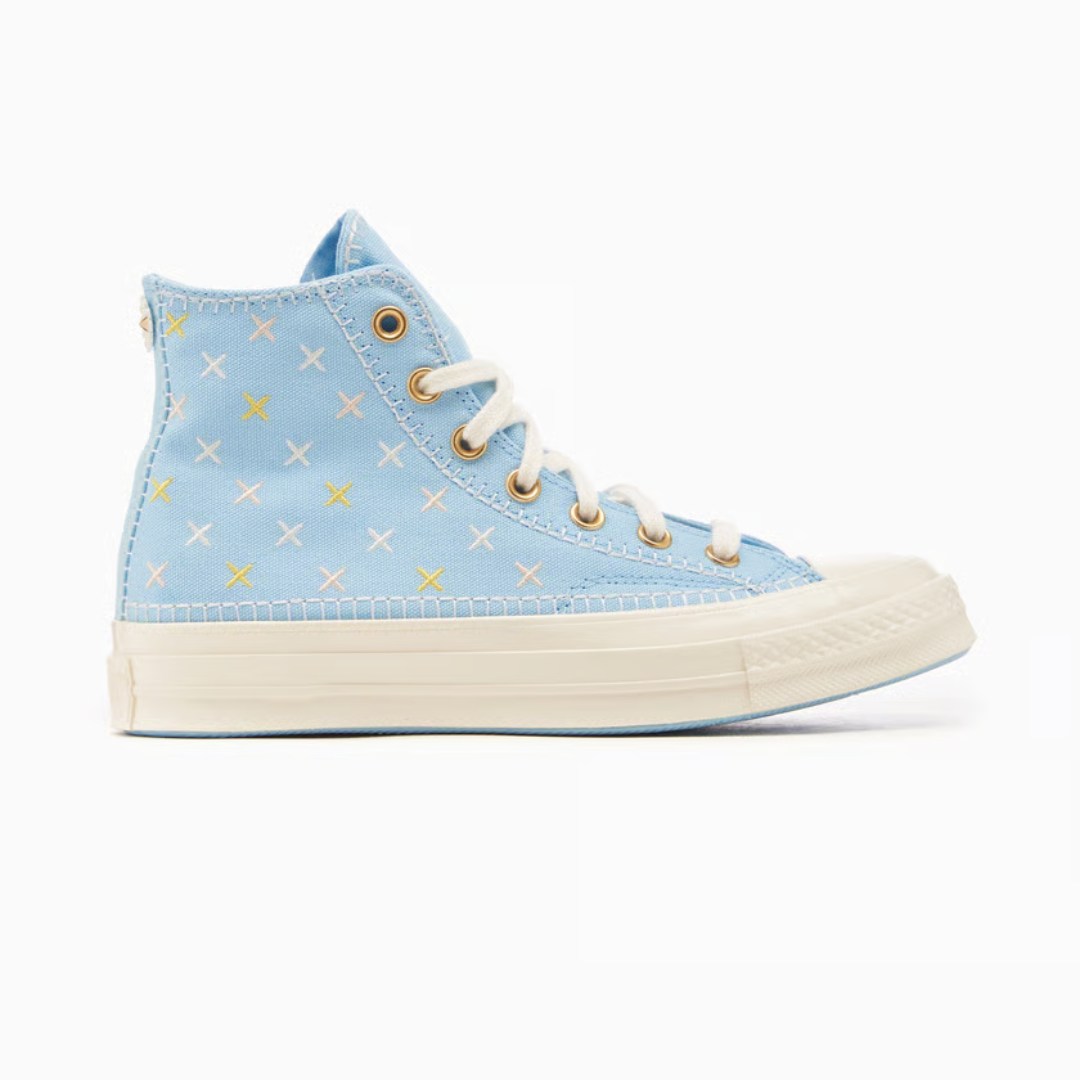 Converse Chuck 70 Hi - True Sky / Egret / Gold - Walk by Streetart
