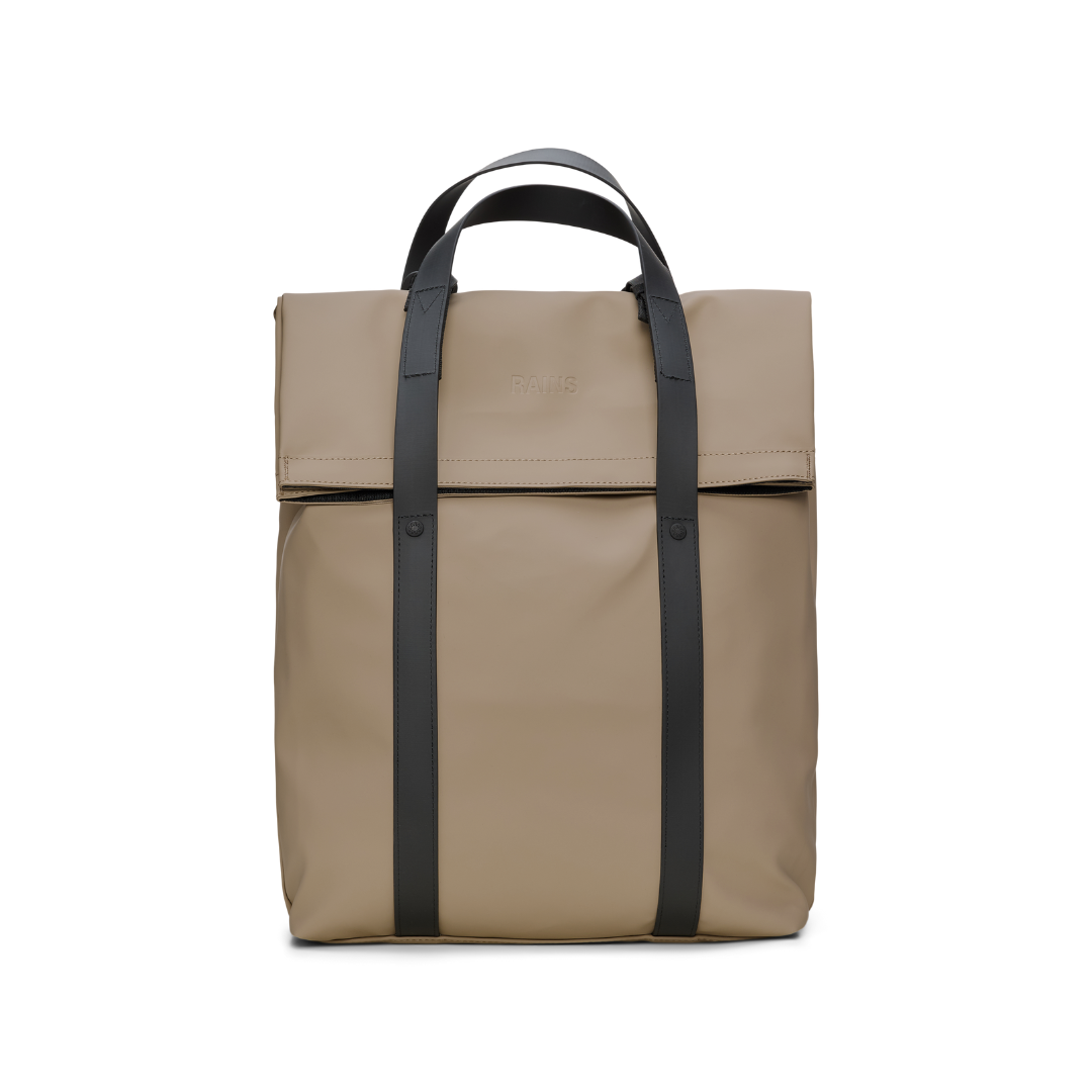 Rains 2 Way Tote Backpack - Beige - Walk by Streetart