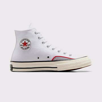Converse Chuck 70 Hi -  White / Ghost Town / Red - Walk by Streetart