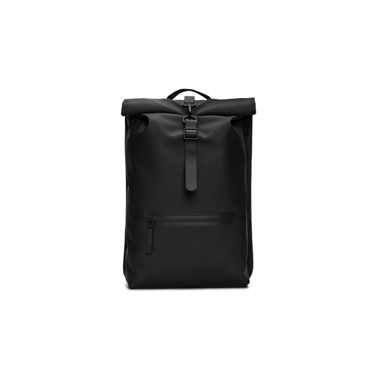 Rains Rolltop Rucksack W3 - Black - Walk by Streetart