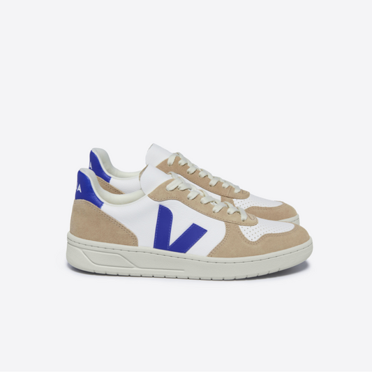 Veja V-10 Cf - Leather Xtra-White / Paros / Sahara