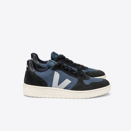 Veja V-10 Ripstop - Nautico Oxford / Grey Black - Walk by Streetart