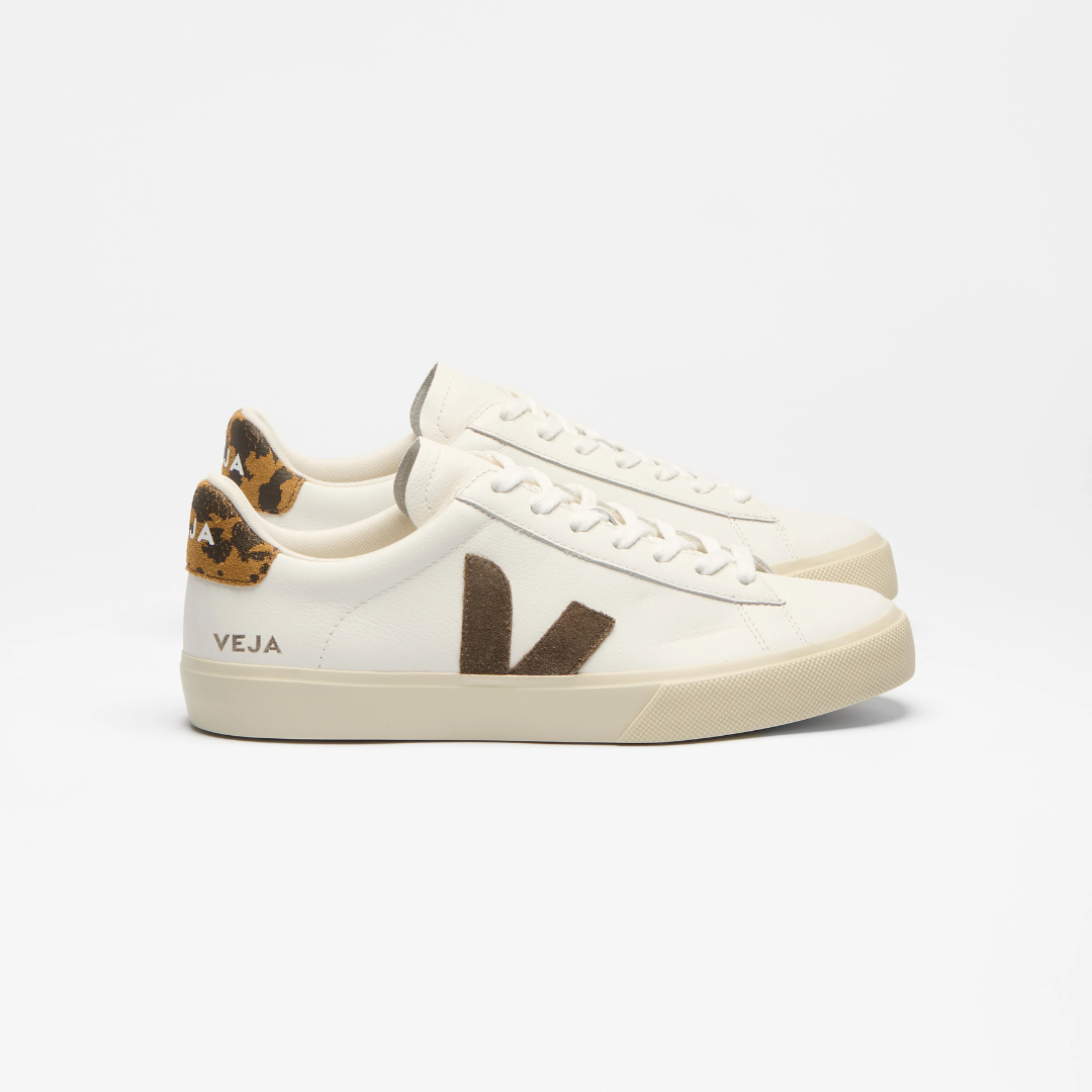 Veja Campo Leather - White / Camel / Wild Country