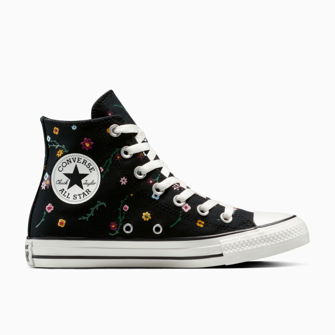 Converse Ctas Hi -  Black / Frozen Acai / Branch Out