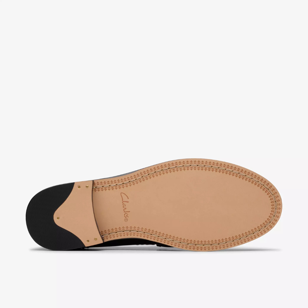 Clarks Straven Edge - Black Combi Lea