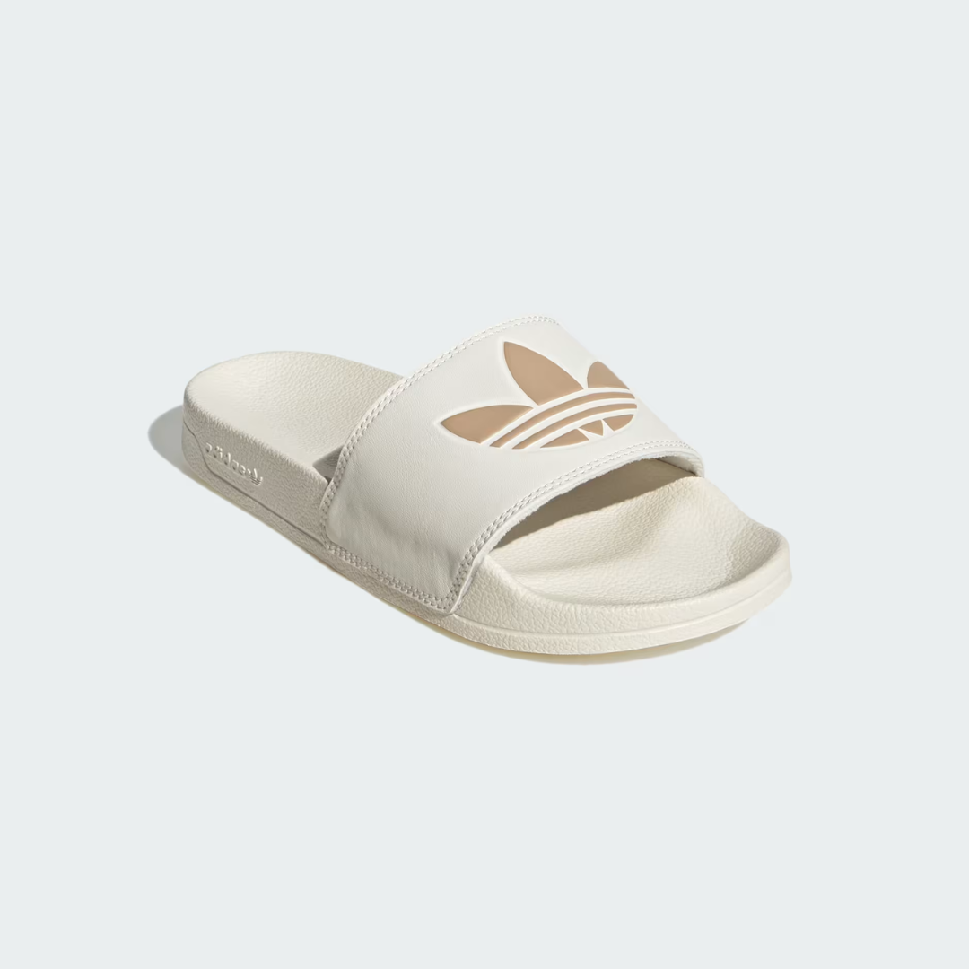 Adidas Adilette - Off White / Gold - Walk by Streetart