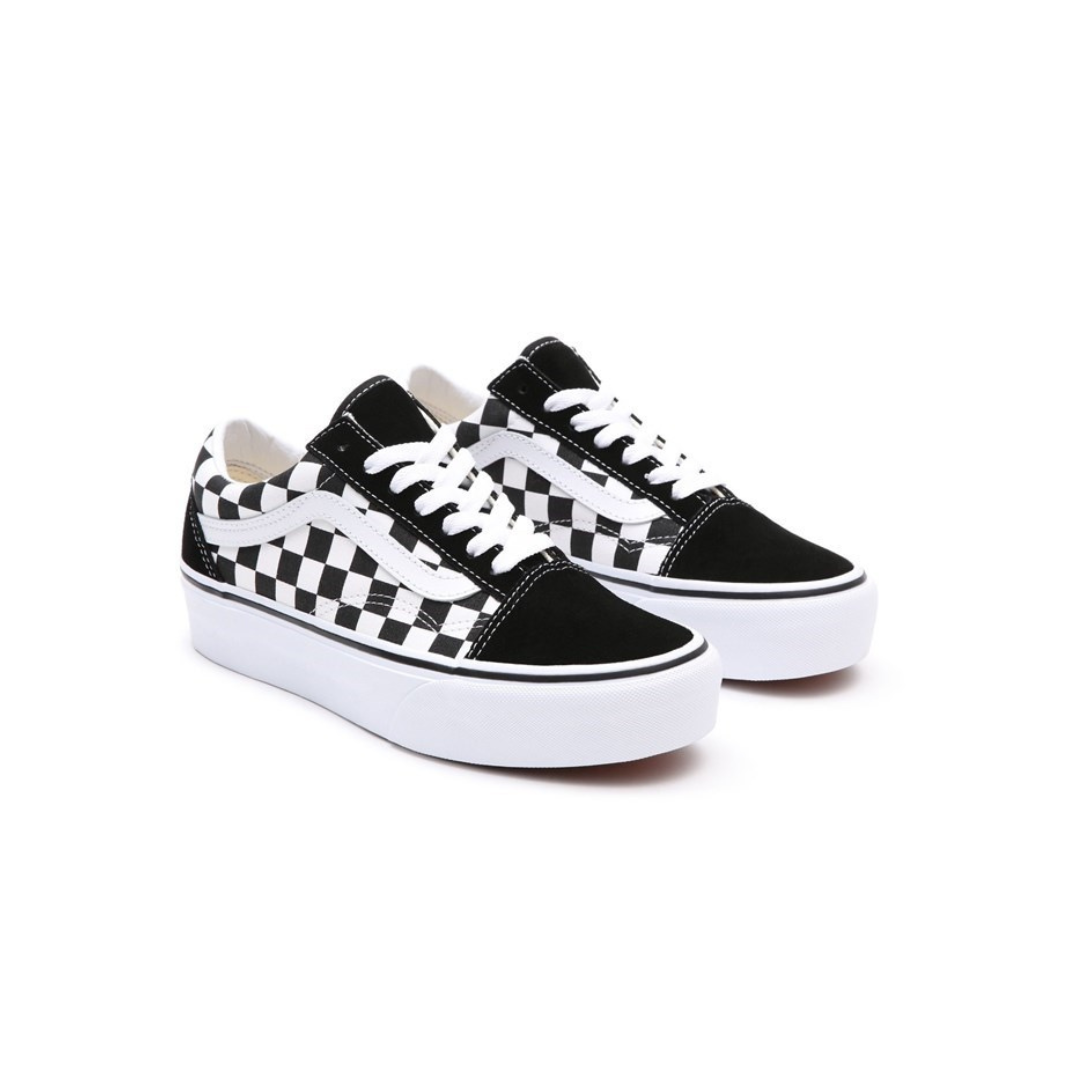 Vans Old Skool Platform - Checkerboard - Walk by Streetart
