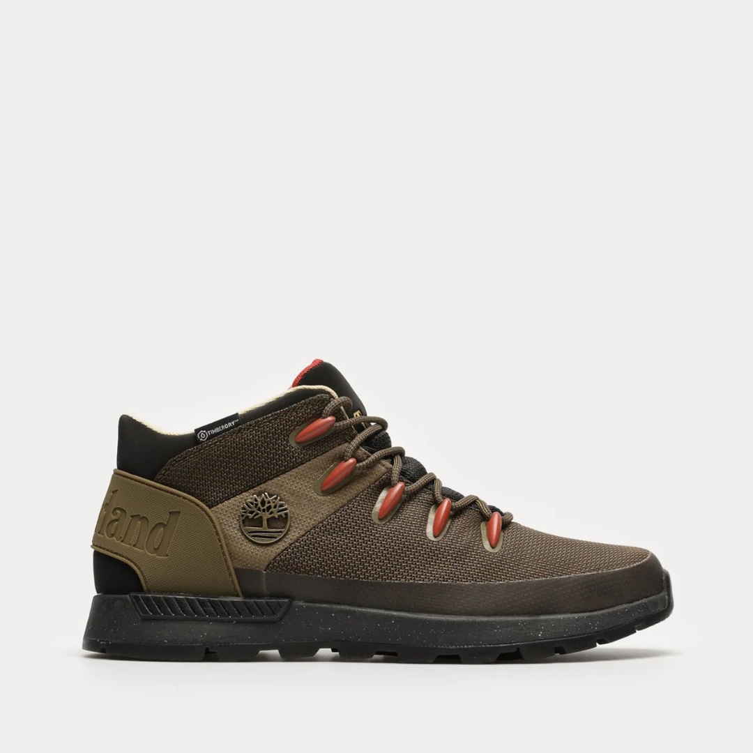 Timberland Sprint Trekker Mid Waterproof - Olive / Mesh Black - Walk by Streetart