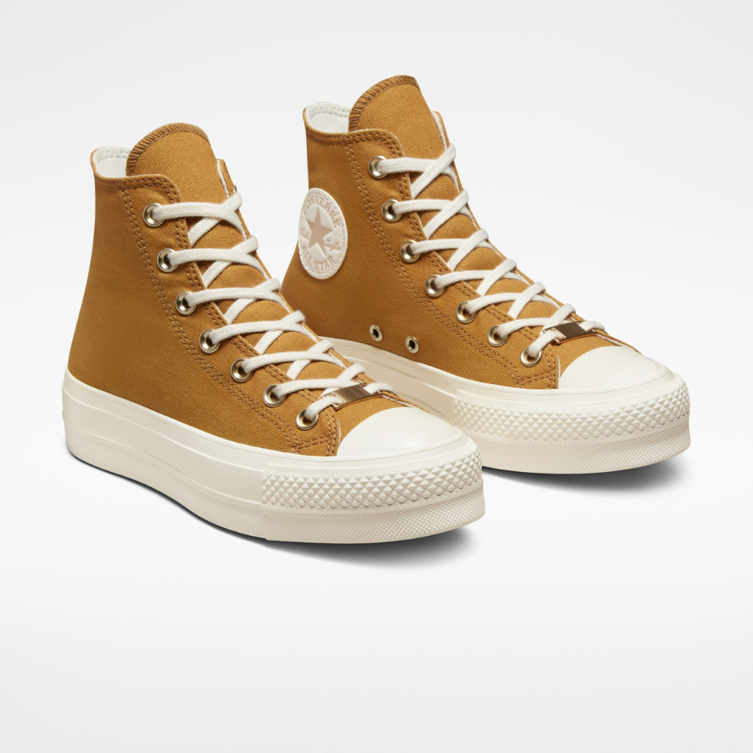 Converse Ctas Lift Hi - Burnt Honey / Light Gold / Egret - Walk by Streetart