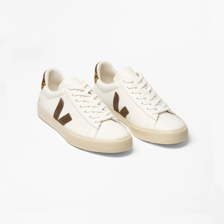 Veja Campo Leather - White / Camel / Wild Country