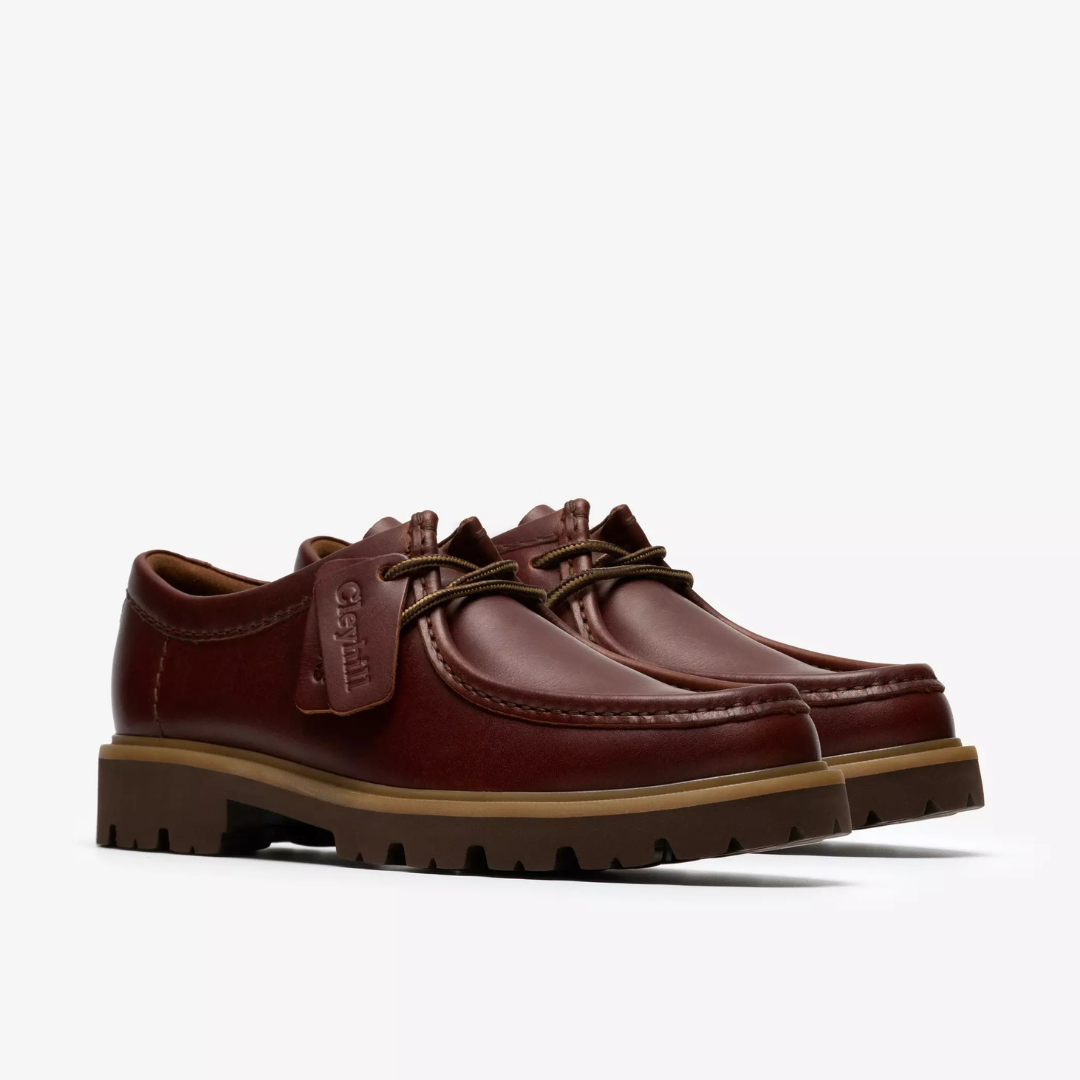 Clarks Cleyhill - Seam Brown Leather - Walk by Streetart